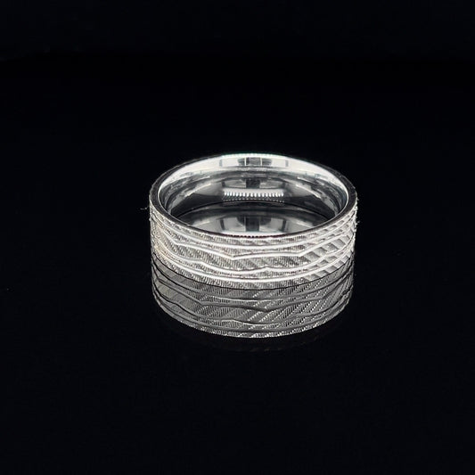925 Sterling Silver Rings Bands Elegant Desgin